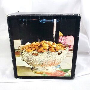 VTG Leonard Silverplate Montieth Decorative Serving Bowl Collectible Tableware